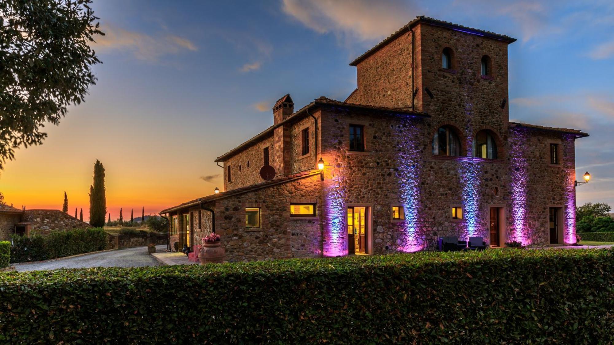 La Mandriola Villa Lajatico Kültér fotó